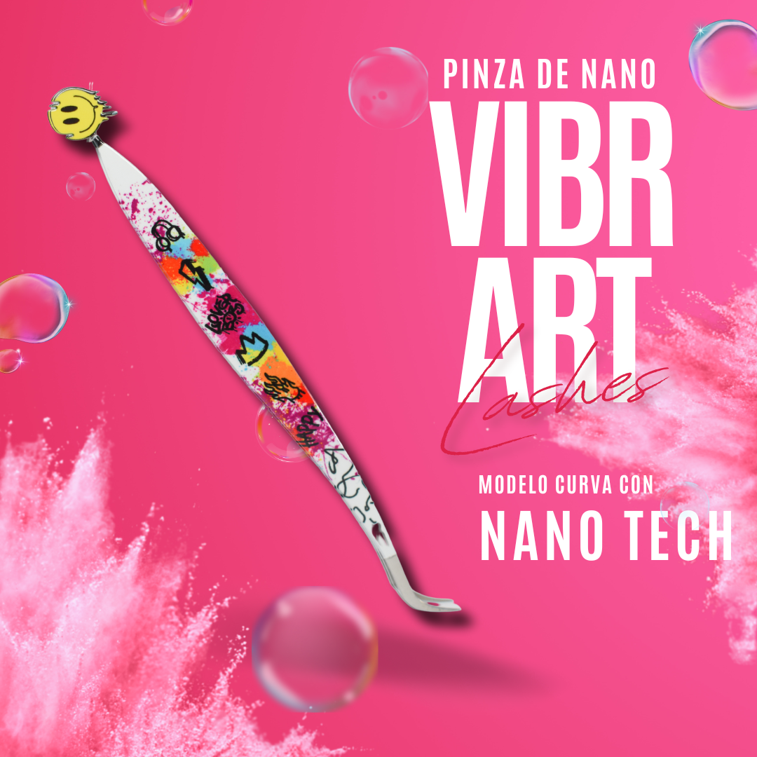 PINZA CURVA NANO TECH / VIBRANT LASHES