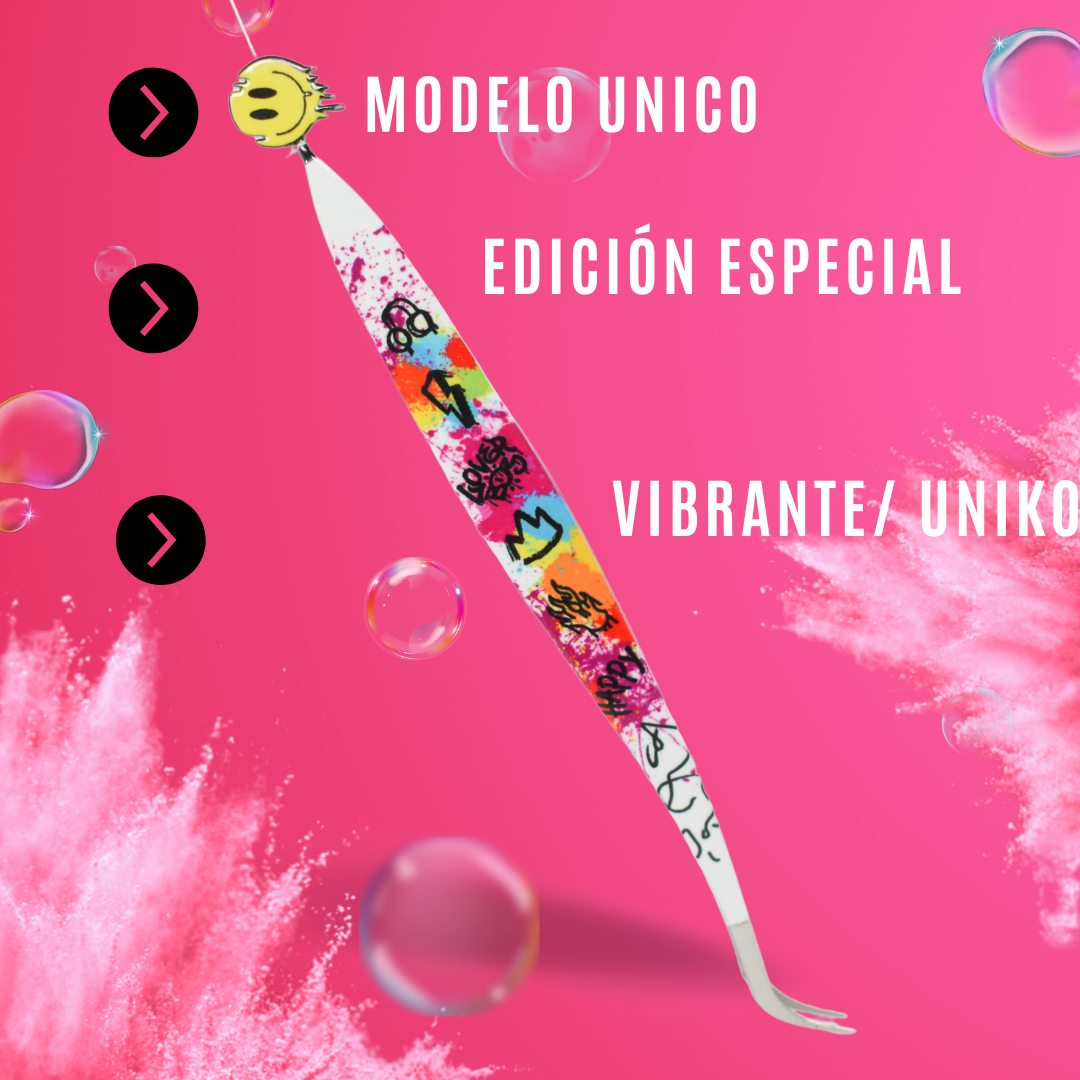 PINZA CURVA NANO TECH / VIBRANT LASHES